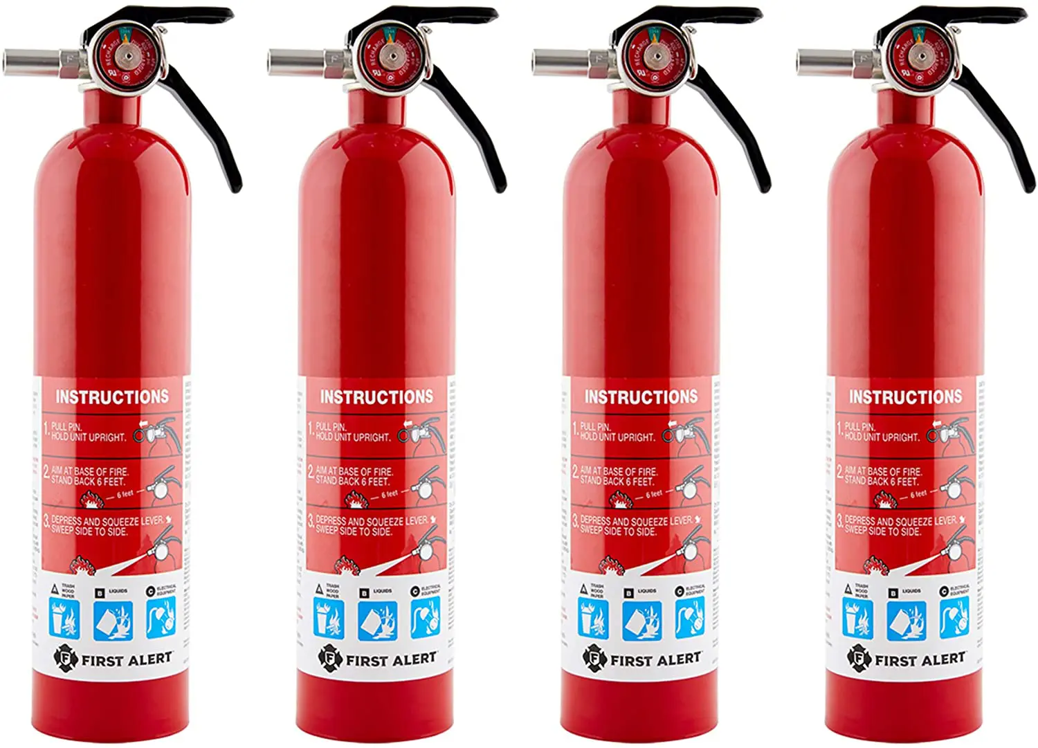 First Alert: 4 Fire Extinguishers