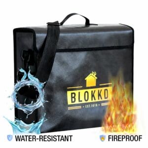 Blokkd Fireproof Document Bag