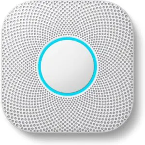 Google Nest Protect 2nd Generation Smart Smoke/Carbon Monoxide Wired Alarm, Hardwired Smoke and Carbon Monoxide Detector - Lifespan May Vary