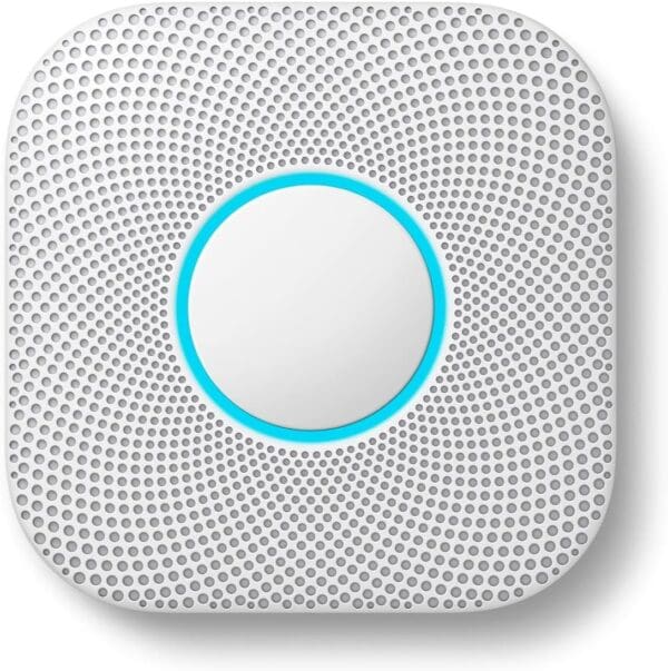 Google Nest Protect 2nd Generation Smart Smoke/Carbon Monoxide Wired Alarm, Hardwired Smoke and Carbon Monoxide Detector - Lifespan May Vary