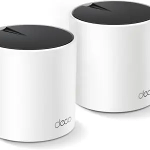TP-Link Deco AX3000 WiFi 6 Mesh System - Covers up to 4500 Sq.Ft, Replaces Wireless Router and Extender, 3 Gigabit Ports per Unit, Supports Ethernet...