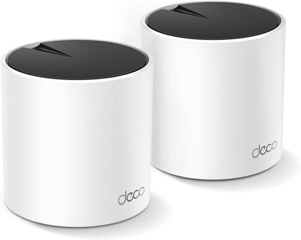 TP-Link Deco AX3000 WiFi 6 Mesh System - Covers up to 4500 Sq.Ft, Replaces Wireless Router and Extender, 3 Gigabit Ports per Unit, Supports Ethernet...