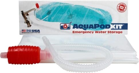 AquaPod Kit 2.0 Emergency Water Storage Bladder | Bathtub Water Container