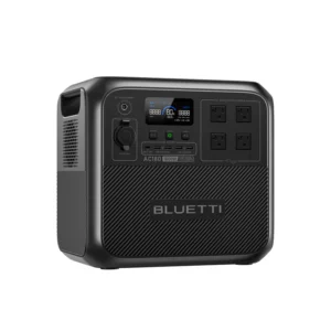 BLUETTI Solar Generator AC180, 1,152Wh LiFePO4 Battery Backup w/ 4 1,800W (2,700W Peak) AC Outlets, 0-80% in 45Min, for Camping, Off-Grid, Power Outage