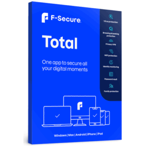F-secure Total (Internet security(SAFE) VPN and Password Manager