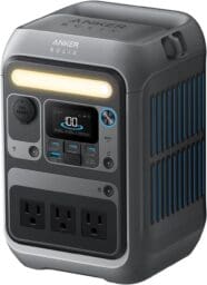 Anker SOLIX C300 Portable Power Station | 288Wh LiFePO4 Battery, 300W Solar Generator