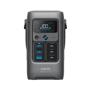 Anker SOLIX C200 DC Power Bank Station, 192Wh Portable Power Station, LiFePO4 Battery, 200W Solar Generator, for Outdoor Camping, Traveling, and Emergencies