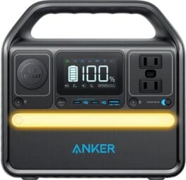 Anker 522 Portable Power Station - 299Wh LiFePO4 Battery Generator