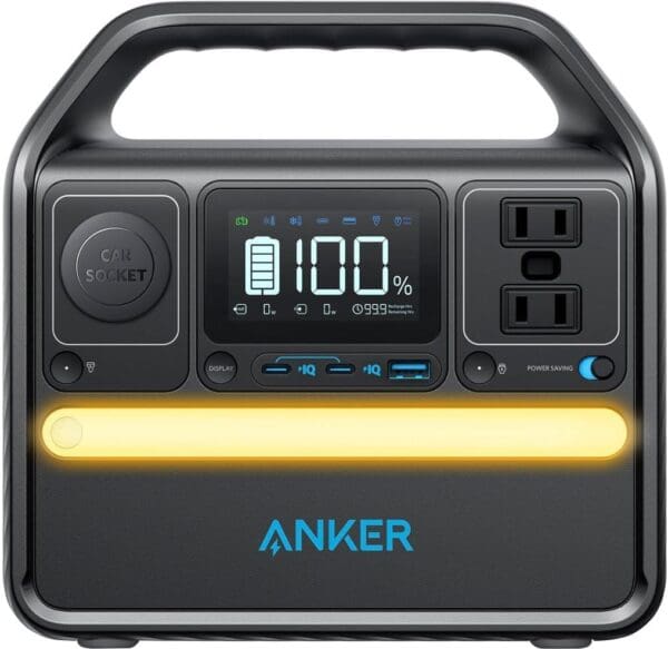 Anker 522 Portable Power Station, 299Wh Solar Generator