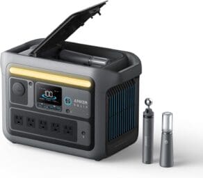 Anker SOLIX C800 Plus Portable Power Station with 3-Mode Camping Lights