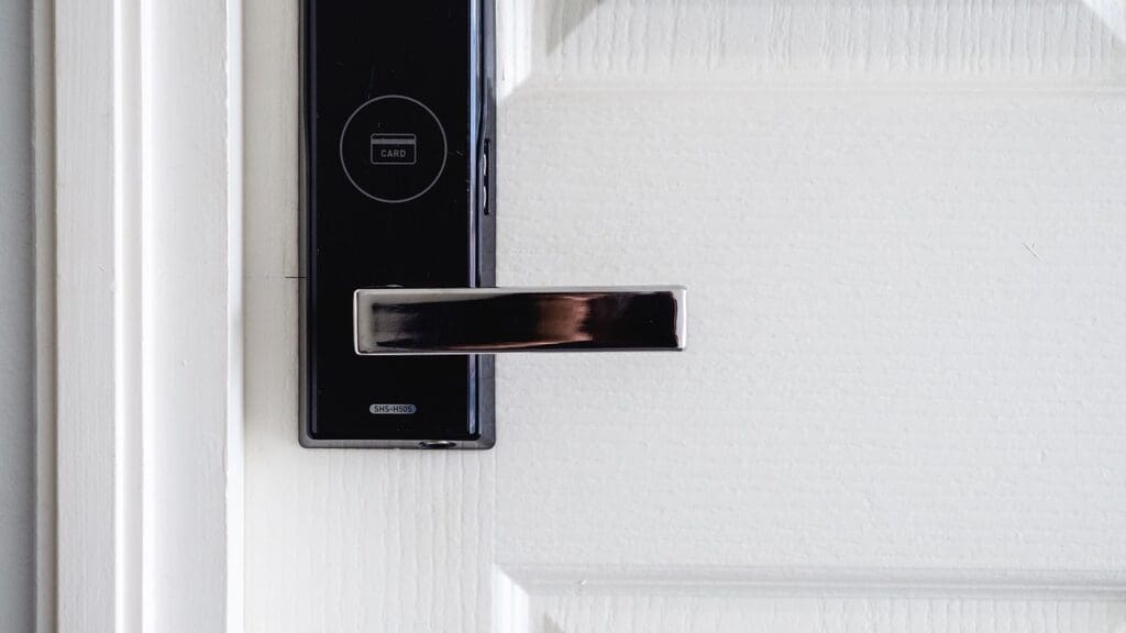 Smart Lock on House Door