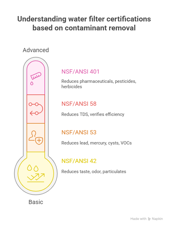 Water Filtration Levels